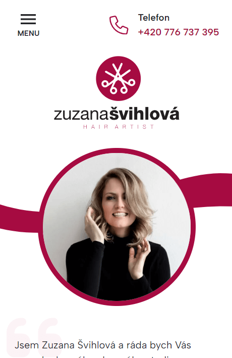 Hair Artist Zuzana Švihlová